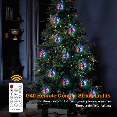 LED户外灯 - HCP082  G40彩色铜线灯串